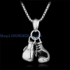 652F Auto Rearview Mirror Pendant Interior Ornaments for Car Decoration Boxing Gloves Model for Boys Birthday Presents